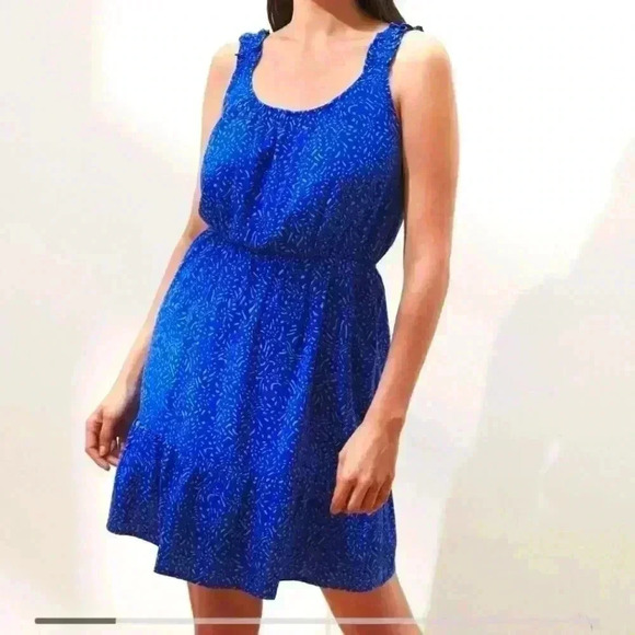 Banana Republic Ruffle Fit-And-Flare Dress - Picture 7 of 12